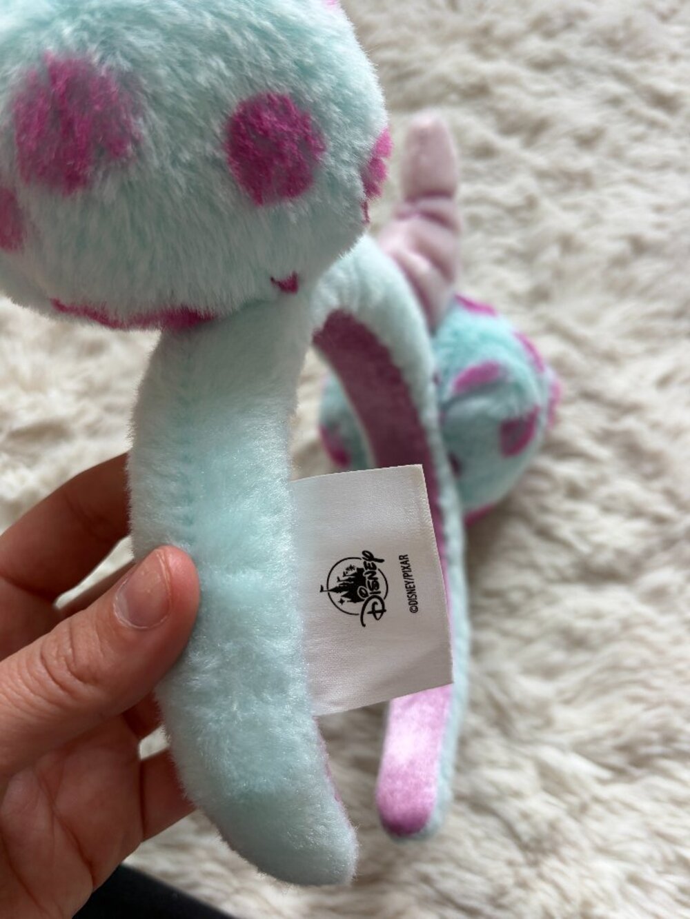 Disney Parks Monsters Inc Sulley Fuzzy Mickey Ear Headband One Size - Picture 2 of 3
